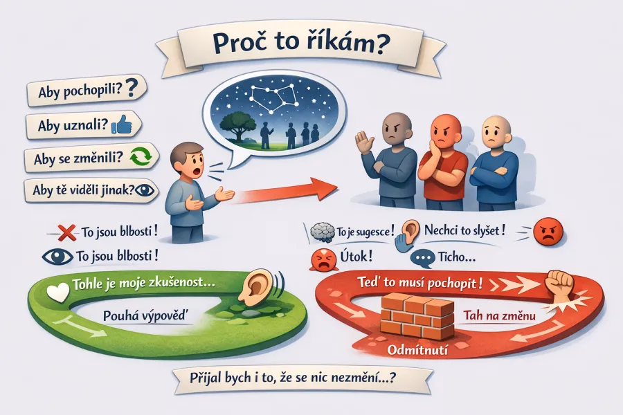 Jak mluvit o vlastní konstelaci